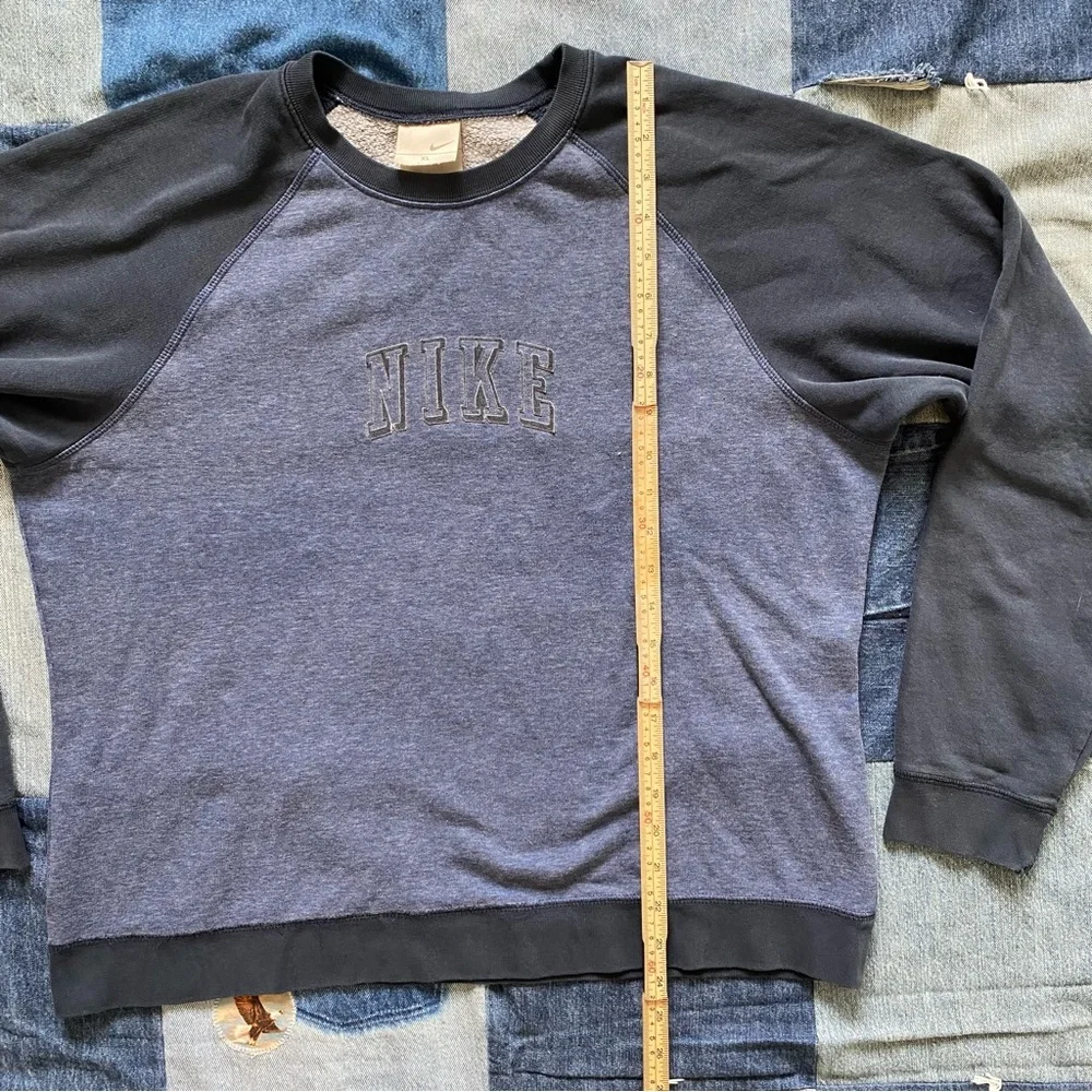 2000s sporty vtg nike spell out sweatshirt size XL